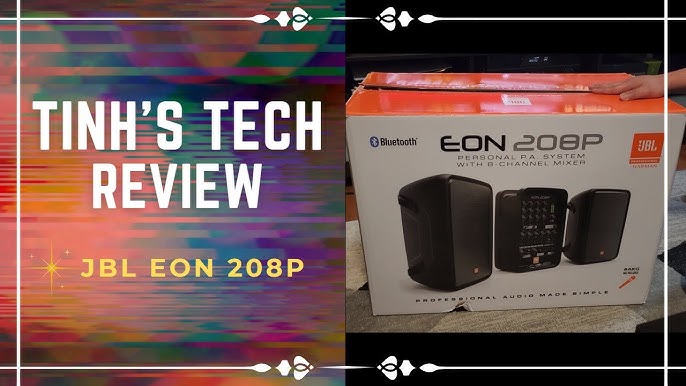 Bank Let at forstå Flere Portable PA System JBL EON 208p (Review-unbox-thoughts) - YouTube