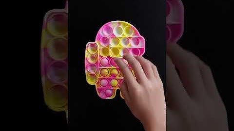 Among Us Pop It Fidget Sensory Toy | Stress Reliever Push Pop Bubble Fidget Toy #shorts