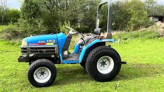 ISEKI SIAL 193 4WD Compact Tractor on turf tyres