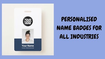 Personalised Name Badges for All Industries---badge printing