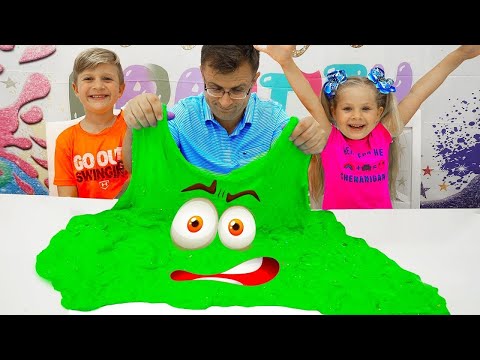 Diana And Roma Make A Giant Slime