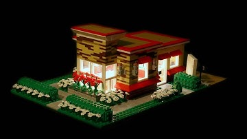 HUGE LEGO Chick-Fil-A Restaurant with Custom Lighting!!⎜Collaboration with The Brick Element