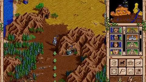 Heroes of Might and Magic 2: Perfect execution of the Chain Lightning spell!