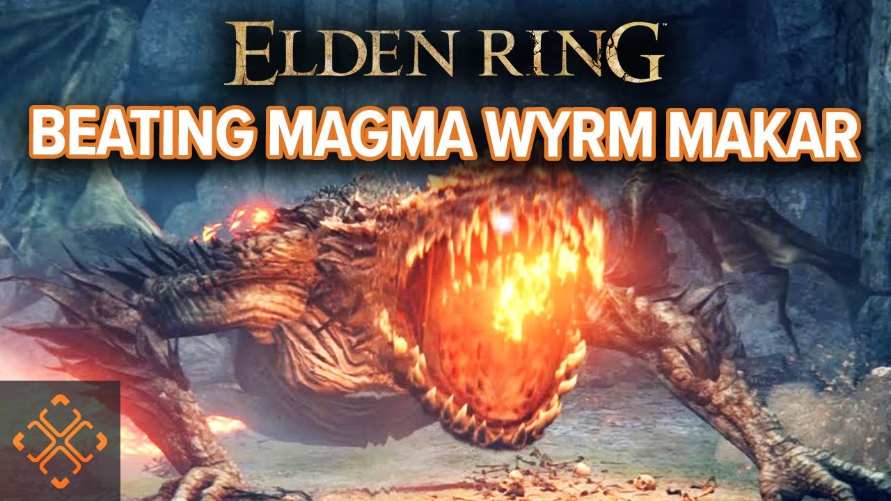 Магмового змея макара. Magma Wyrm elden Ring.