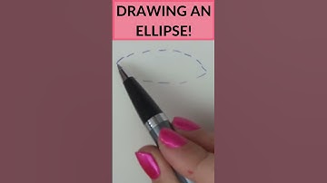Draw a PERFECT Ellipse with this simple trick!
