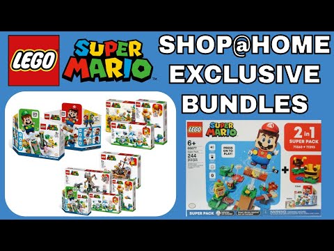 LEGO Super Mario & Luigi New Shop@Home Exclusive Bundles 5007060 & 66677 Super Pack Found!!!