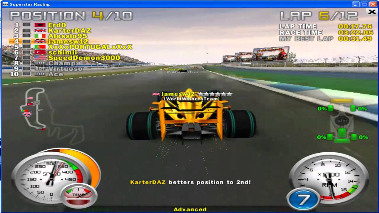 Superstar Racing WWT Team race 2