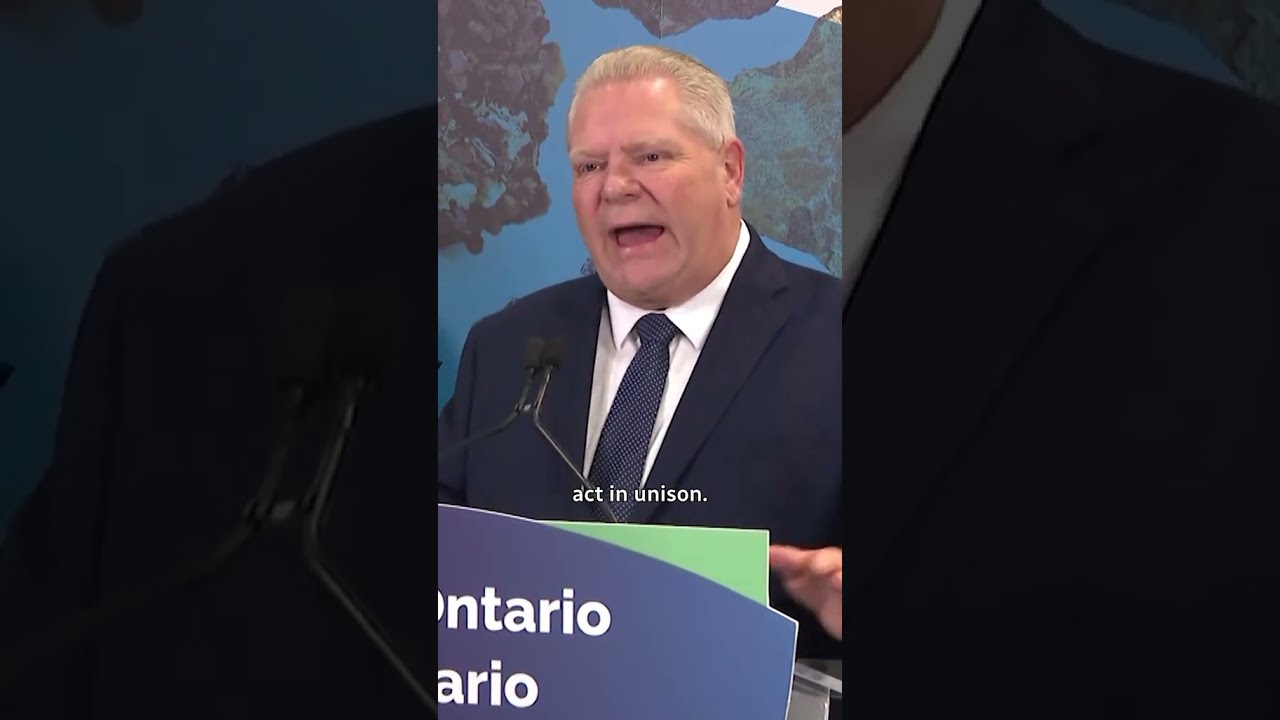 Doug Ford Ontario Premier Threatens To Cut Off Energy The US Tariff Canada Usa