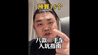 预算15个 除了这八款德系二手车 剩下的为啥推沟里？ #二手车 #买车那点事儿 #车贩子日常 #懂车帝尖货星期天 #懂车帝人人补一万