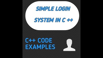 How to create Login system in c++ Programming | Simple Login System with code example