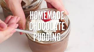 Homemade Chocolate Pudding Recipe - Better than snack packs