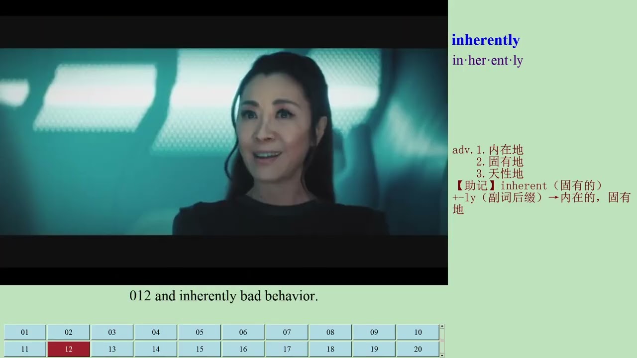 Learn Vocabulary Through Movies. 万词电影版，用电影背单词 110