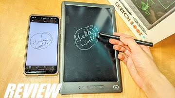 REVIEW: Oaxis myFirst Sketch Book - Smart LCD Writing Tablet w. Syncing for Notes!