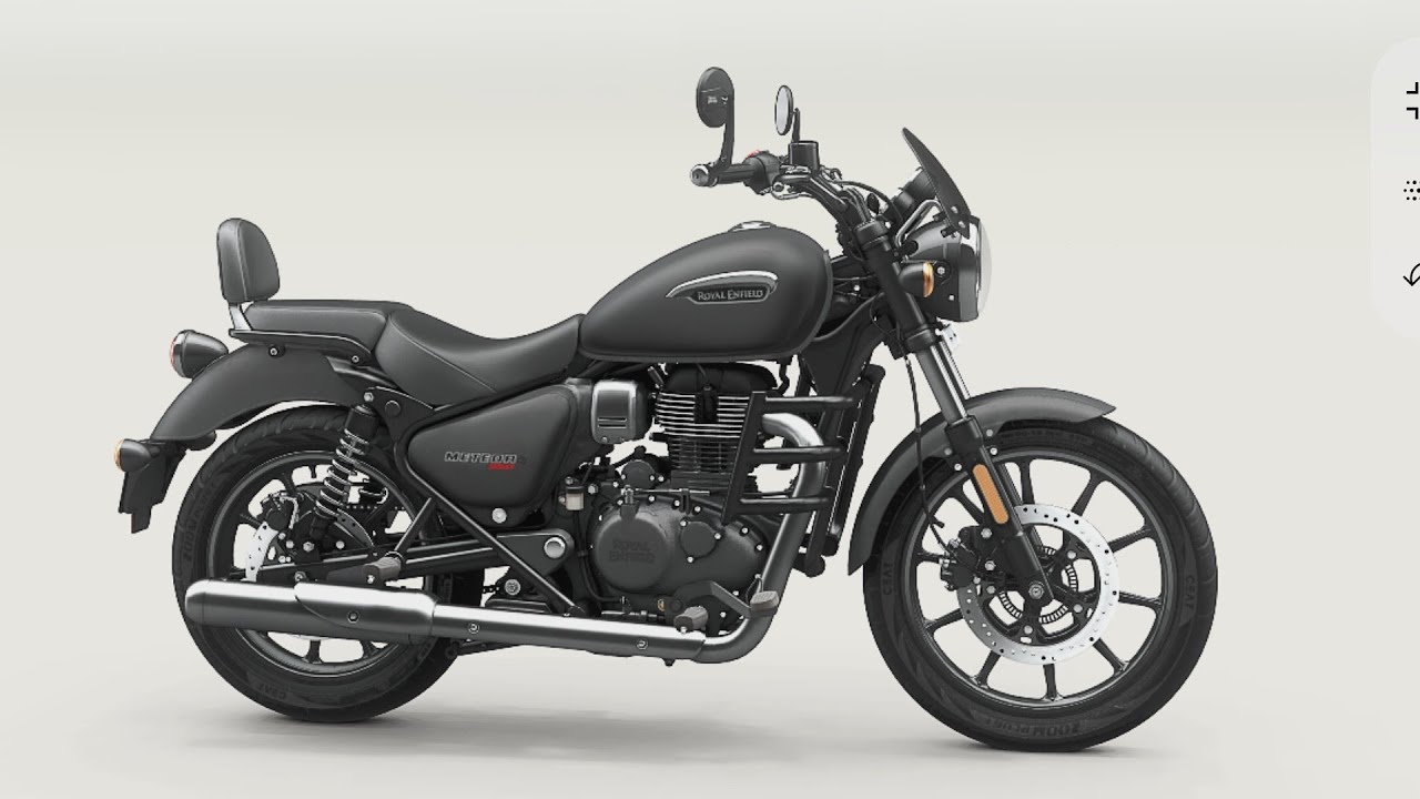 meteor 350 pure black