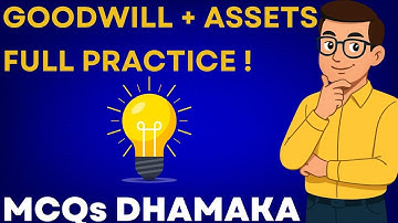 Most Important MCQ | Goodwill | Class 12| Accounts Board exam 2026 | Don