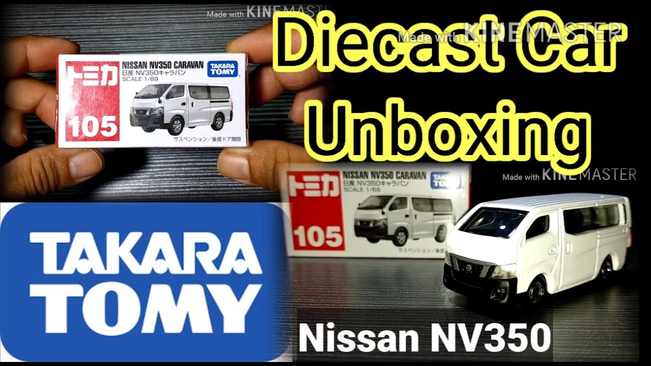 Nissan NV350 Diecast Car Unboxing Takara Tomy Model Car YouTube