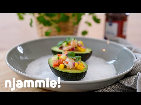 Video: Fluke Ceviche Recept Met Avocado, Komkommers En Fresno Peppers