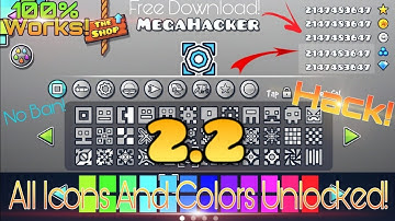 Geometry Dash Unlock All Icons, Unlimited Orbs, Diamonds, Coins, Stars | GD 2.207 Free