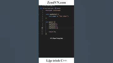 Học C++ - 18 - Khái niệm hàm #laptrinh #hoclaptrinh #cplusplus #cpp