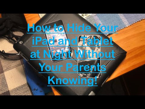 How to Hide Your iPad and Tablet at Night Without Your Parents Knowing!