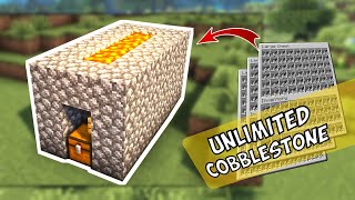 How to make a Compact Cobblestone Generator in Minecraft 1.19!