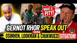 GERNOT RHOR SHOW CONCERN ABOUT SUPER EAGLES STARS OVER WORLD CUP FAILURE😱