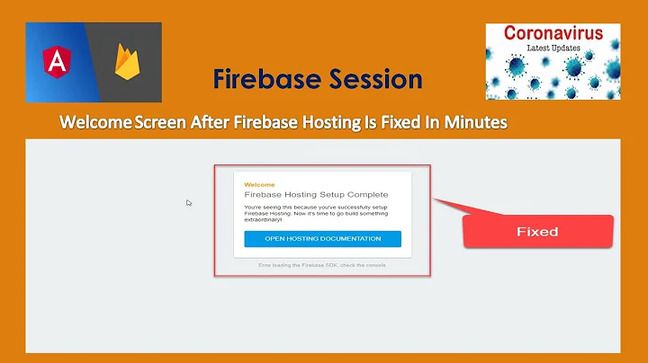 Steps To Fix Welcome Screen After Deploying Angular App To Firebase Hosting | Coding Knowledge