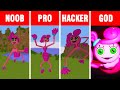 Minecraft NOOB vs PRO vs HACKER vs GOD: POPPY PLAYTIME 2  MOMMY LONG LEGS STATUE HOUSE IN MINECRAFT