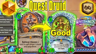 Un'Goro Quest Druid 2.0 Is Actually Pretty Strong For A Meme Deck! Whizbang's Workshop | Hearthstone