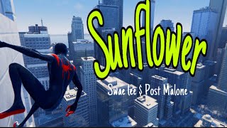 Swinging Through New York City - Spider-Man Miles Morales (SunFlower - Swae lee & Post Malone)