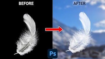 Select complicated feather in photoshop | Chet Panha