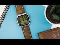 Casio Royale: AE1200-WH LCD and Leather Strap Modification