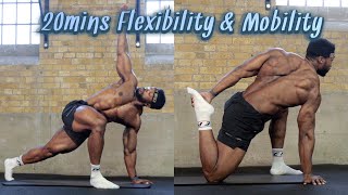 20mins Full Body Flexibility \& Mobility Routine | (FOLLOW ALONG)