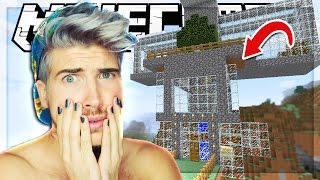 PLAYING ON MY VERY FIRST MINECRAFT WORLD!