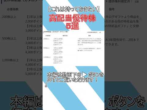【高配当優待株】おすすめ銘柄紹介【3173 cominix】#shorts #高配当株 #個別株 #優待株