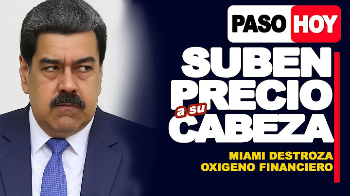 The United States imposes a record price on Maduro and goes against his allies.