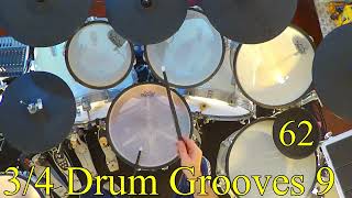 3/4 Grooves 9 Pattern 62