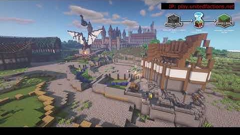 United Factions - Factions Server - Time lapse, building the spawn