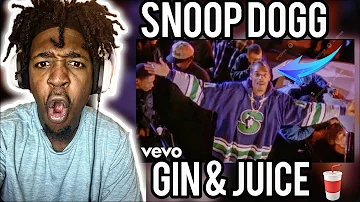 FIRST TIME HEARING Snoop Dogg - Gin and Juice (REACTION)