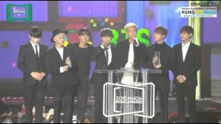 151107 BTS wins Best Dance Male MMA2015