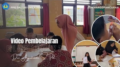 VIDEO PPL AKSI 1 PRAKTIK 2 PPG DALJAB 2023 || Model Pembelajaran Problem Based Learning (PBL)