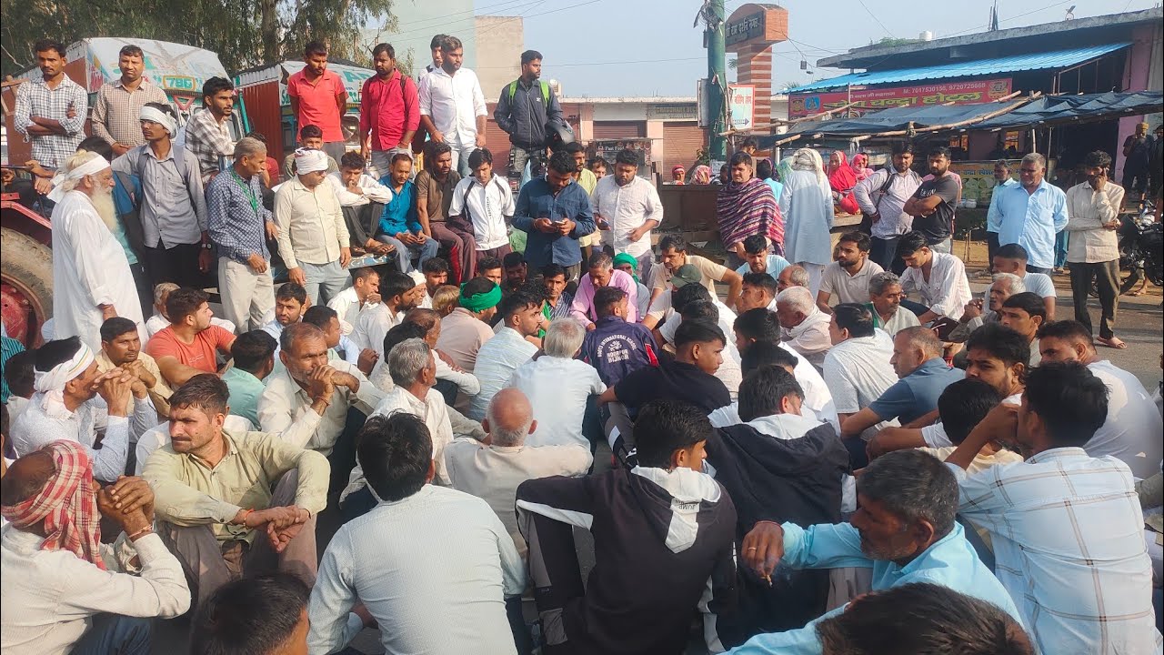 बिजनौर: युवक की मौत से आक्रोश, हल्दौर बाल किशनपुर चौराहे पर यातायात ठप