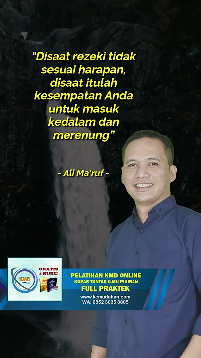 Quotes tentang rezeki – Waktunya merenung – Ali Ma’ruf