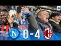 ? SPENTI... NAPOLI-MILAN 0-4 | LIVE REACTION NAPOLETANI dallo STADIO MARADONA