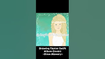 Drawing Taylor Swift Album Covers From Memory (FAIL) #shorts #viral #viralshorts #jesuslovesyou
