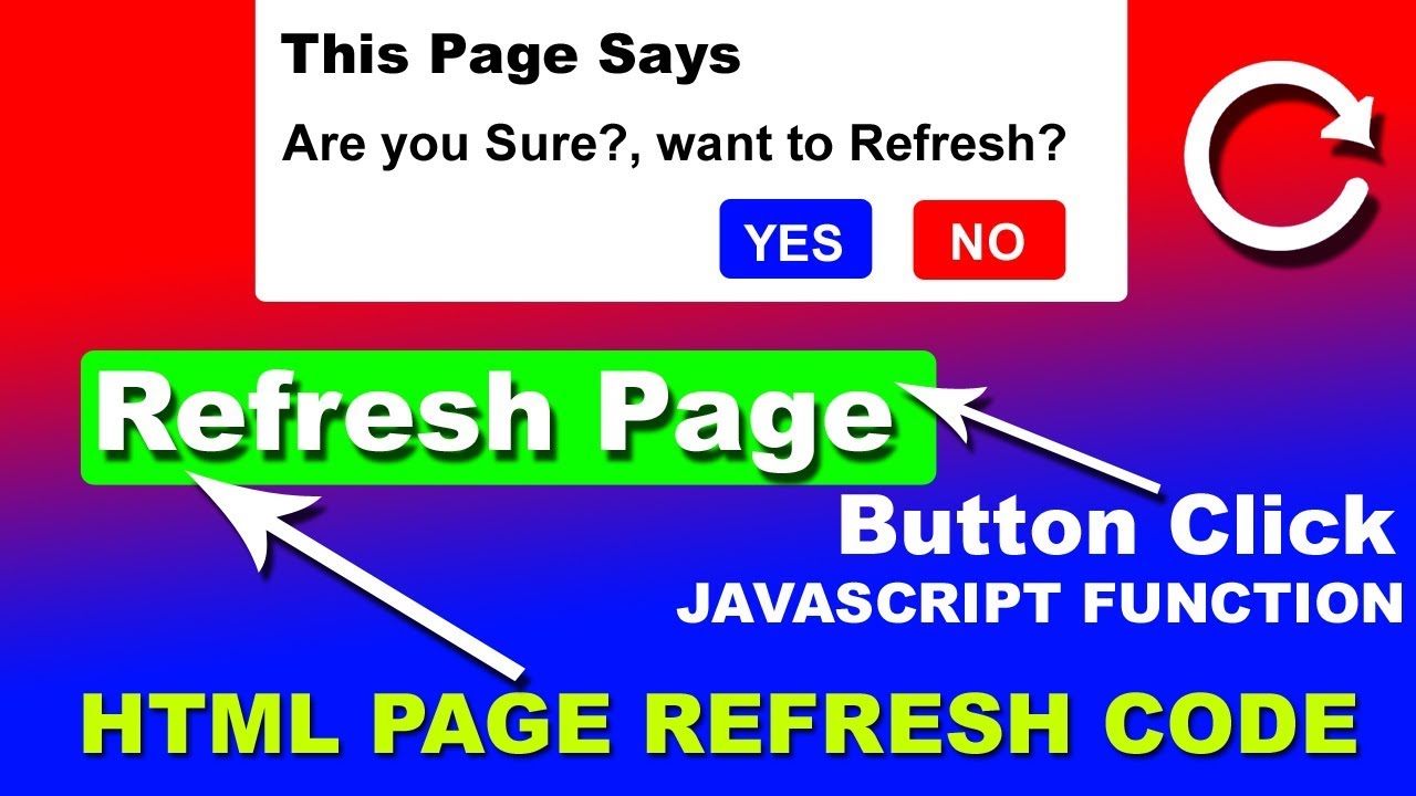 Php Refresh Page Button