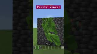 Fruity Vines | Minecraft #minecraft #tutorial #gaming #shorts #simple #buildhacks #howto