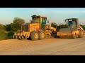 Roller, Motor Grader, Dump Truck, Excavator គ្រឿងចក្រ ច្រើនកំពុងផ្វើផ្លូវថ្មី ក្រវ៉ាត់ក្រុងទី៣