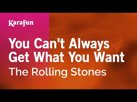 Karaoke You Can't Always Get What You Want - The Rolling Stones *
