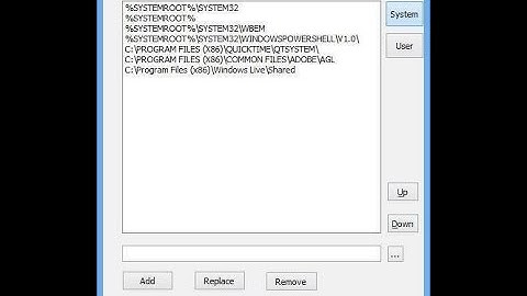 Recover deleted paths environment variable, 2021